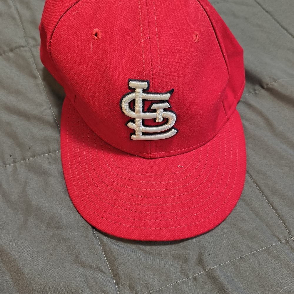 New Era Red and Black Fitted Cap